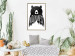 Poster Wilderness - black and white composition with animal motif and texts 114793 additionalThumb 5