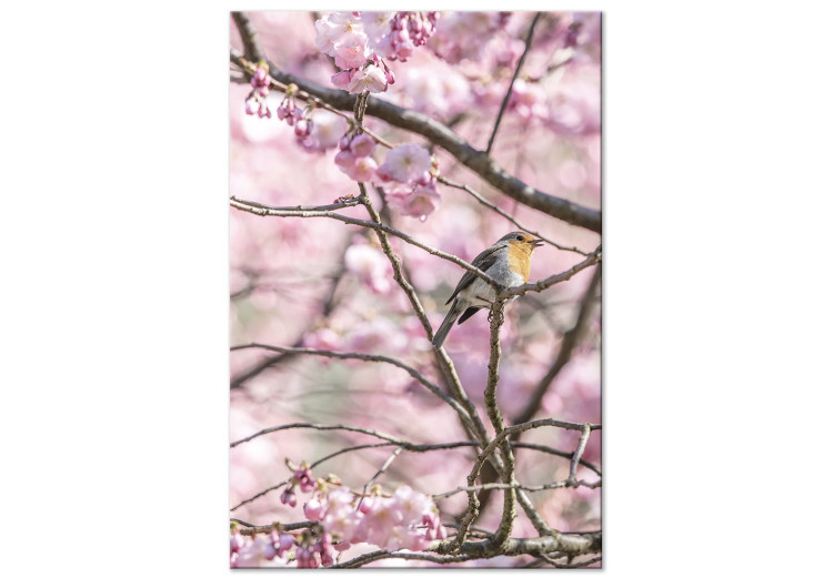Canvas Print Robin In Tree (1 Part) Vertical 116693