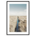 Wall Poster Channel - sky landscape with clouds and river on beige field 117293 additionalThumb 15