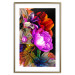 Poster Colors of Summer - multicolored glamour composition with flowers on a black background 117993 additionalThumb 16