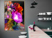Poster Colors of Summer - multicolored glamour composition with flowers on a black background 117993 additionalThumb 7