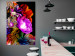 Poster Colors of Summer - multicolored glamour composition with flowers on a black background 117993 additionalThumb 23