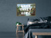 Wall Poster Dream Home - white English text against a colorful landscape background 118793 additionalThumb 5