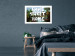 Wall Poster Dream Home - white English text against a colorful landscape background 118793 additionalThumb 2