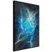 Poster Supernova - modern abstraction with light in blue tones 121893 additionalThumb 2