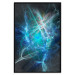 Poster Supernova - modern abstraction with light in blue tones 121893 additionalThumb 18