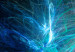 Poster Supernova - modern abstraction with light in blue tones 121893 additionalThumb 5