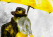 Canvas Print Paris Fog (1 Part) Vertical Yellow 123093 additionalThumb 5