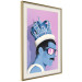Wall Poster Freddie - fanciful portrait of a man with a crown and glasses 123493 additionalThumb 2
