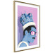 Wall Poster Freddie - fanciful portrait of a man with a crown and glasses 123493 additionalThumb 8