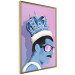 Wall Poster Freddie - fanciful portrait of a man with a crown and glasses 123493 additionalThumb 14