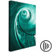 Canvas Print Spiral staircase - photograph of the staircase in turquoise colour 123593 additionalThumb 6