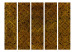 Folding Screen Celtic Treasure II (5-piece) - golden ethnic design in retro style 124093 additionalThumb 3