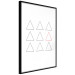 Wall Poster Misfit Element - triangular geometric shapes on a white background 124493 additionalThumb 10