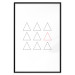 Wall Poster Misfit Element - triangular geometric shapes on a white background 124493 additionalThumb 15