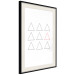 Wall Poster Misfit Element - triangular geometric shapes on a white background 124493 additionalThumb 3