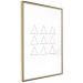 Wall Poster Misfit Element - triangular geometric shapes on a white background 124493 additionalThumb 8