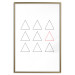 Wall Poster Misfit Element - triangular geometric shapes on a white background 124493 additionalThumb 20