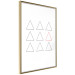 Wall Poster Misfit Element - triangular geometric shapes on a white background 124493 additionalThumb 12