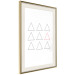 Wall Poster Misfit Element - triangular geometric shapes on a white background 124493 additionalThumb 2