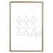 Wall Poster Misfit Element - triangular geometric shapes on a white background 124493 additionalThumb 16