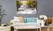 Large canvas print Cascade of Thoughts (Yellow) [Large Format] 125693 additionalThumb 5