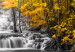 Large canvas print Cascade of Thoughts (Yellow) [Large Format] 125693 additionalThumb 4