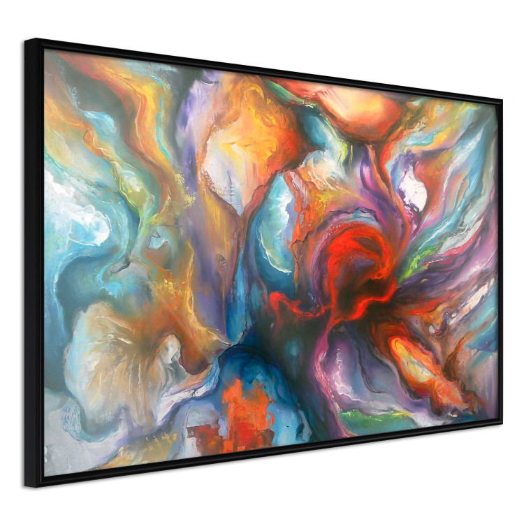 Wall Poster Abyss - worm among multicolored patterns in an abstract motif 127293 additionalImage 11