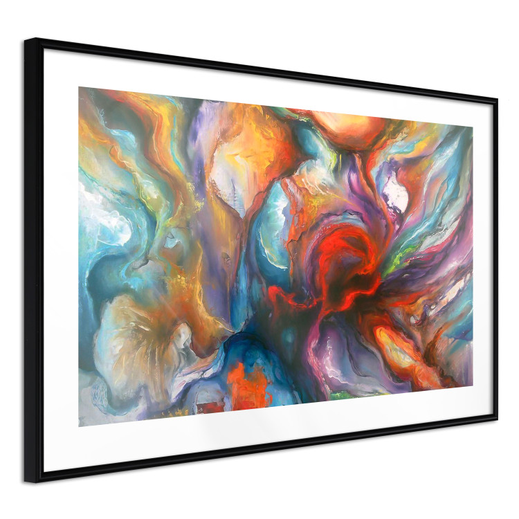 Wall Poster Abyss - worm among multicolored patterns in an abstract motif 127293 additionalImage 6
