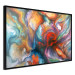 Wall Poster Abyss - worm among multicolored patterns in an abstract motif 127293 additionalThumb 11