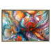 Wall Poster Abyss - worm among multicolored patterns in an abstract motif 127293 additionalThumb 17