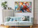 Wall Poster Abyss - worm among multicolored patterns in an abstract motif 127293 additionalThumb 5