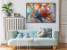 Wall Poster Abyss - worm among multicolored patterns in an abstract motif 127293 additionalThumb 4