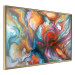 Wall Poster Abyss - worm among multicolored patterns in an abstract motif 127293 additionalThumb 12