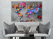Canvas Art Print Colorful Variations (1-part) wide - abstract world map 128393 additionalThumb 3