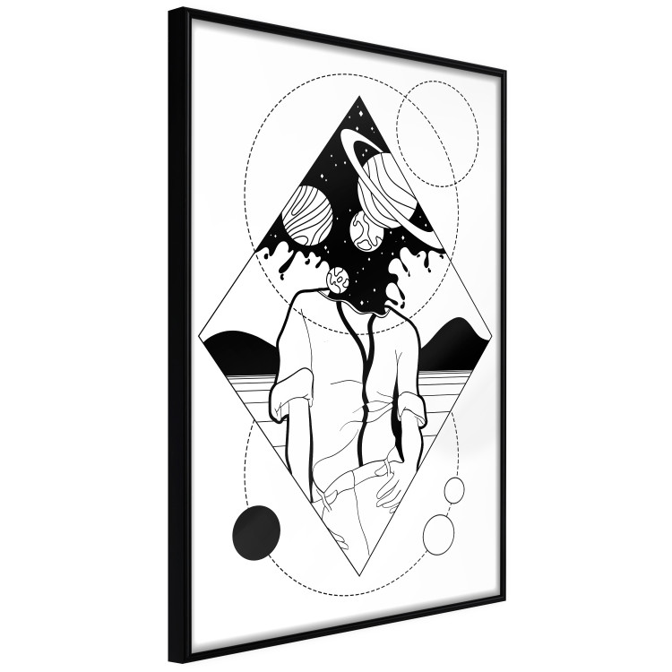 Poster Unlimited Space - abstract figure with space effect 128493 additionalImage 3