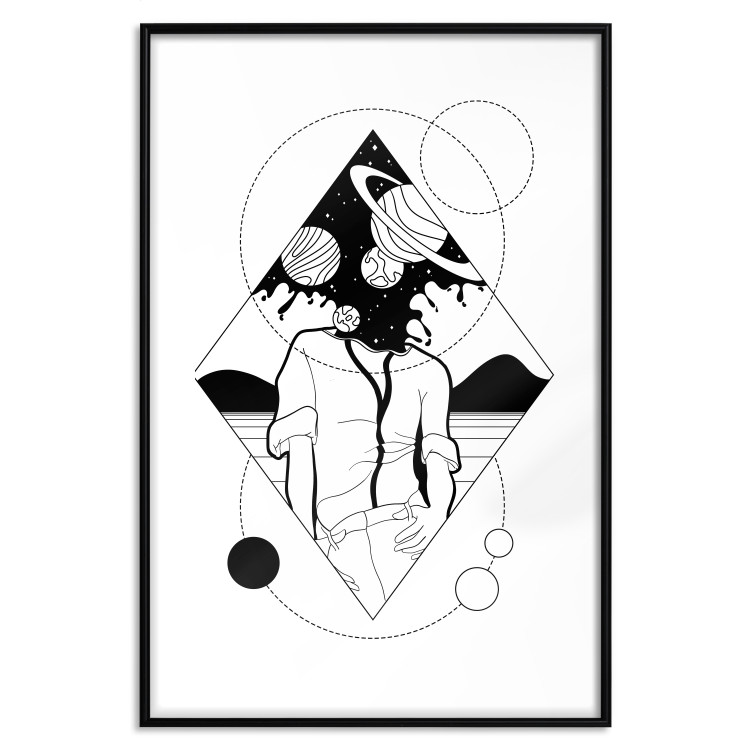 Poster Unlimited Space - abstract figure with space effect 128493 additionalImage 15