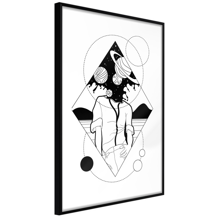 Poster Unlimited Space - abstract figure with space effect 128493 additionalImage 2