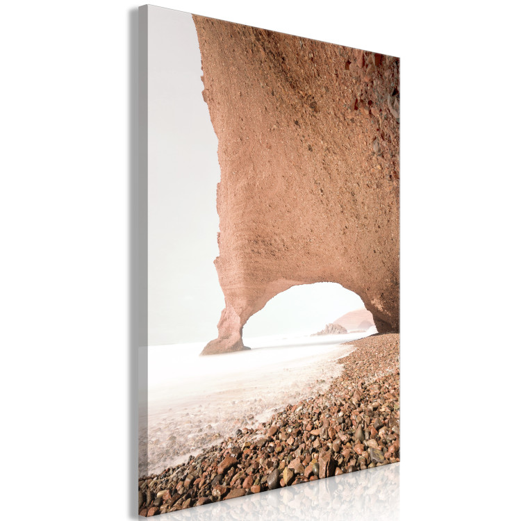 Canvas Art Print Legzira (1-part) vertical - rocky seascape 129493 additionalImage 2