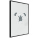 Poster Smiling Koala - animal with a funny face on a solid gray background 130693 additionalThumb 12