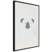 Poster Smiling Koala - animal with a funny face on a solid gray background 130693 additionalThumb 4