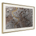 Wall Poster Rome and Tiber - brown map with gray architecture shown from a bird's-eye view 131793 additionalThumb 3