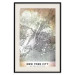 Wall Poster City of Dreams - black and white map of New York with brown details 132093 additionalThumb 20