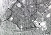 Wall Poster City of Dreams - black and white map of New York with brown details 132093 additionalThumb 11