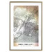 Wall Poster City of Dreams - black and white map of New York with brown details 132093 additionalThumb 19