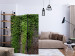 Room Separator Bricks and Ivy (3-piece) - green plant leaves cascading on a wall 132793 additionalThumb 4