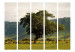 Folding Screen In a Crater of Ngorongoro II (5-piece) - landscape of mountains and grass 132893 additionalThumb 3