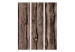 Room Separator Wooden Melody (3-piece) - simple composition in brown background 133493 additionalThumb 3