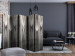 Room Divider Screen Gray Citadel II - texture with abstract gray patterned figures 133593 additionalThumb 4