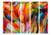 Room Separator Rainbow Waves II - colorful artistic patterns in abstract motif 133693 additionalThumb 3